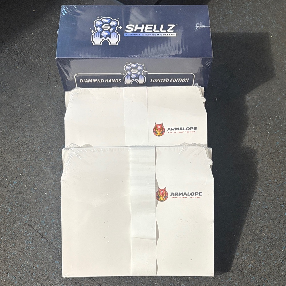 100 Armalope Card Envelopes & 200ct semi-rigid holders - all unopened